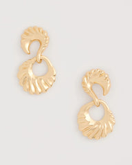 Chico's For Sale Gold Golden Doorknocker Earrings