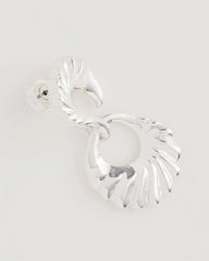 Chico's Sale Silver Silvertone Doorknocker Earrings