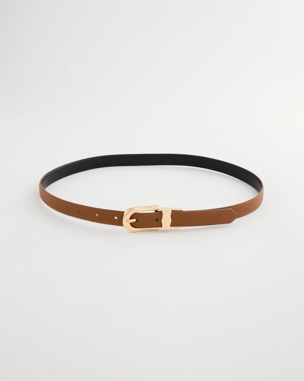 Chico's For Sale Black/Brown Skinny Reversible Trouser Belt