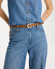 Chico's For Sale Black/Brown Skinny Reversible Trouser Belt