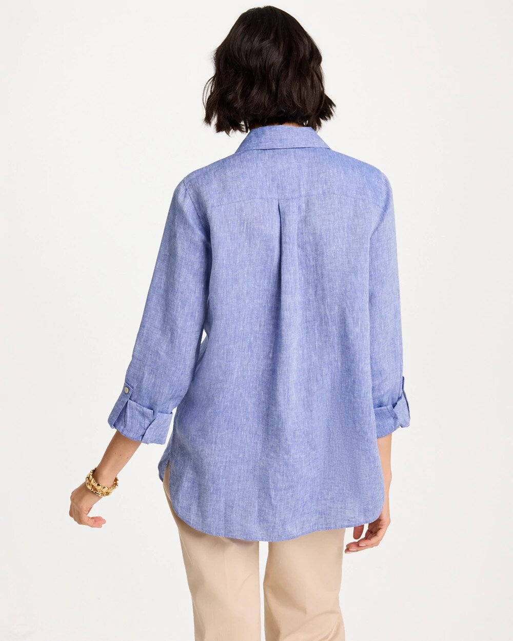 Chico's Discount Indigo No Iron™ Linen Tunic