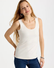Chico's On Sale Ecru Microfiber Tank