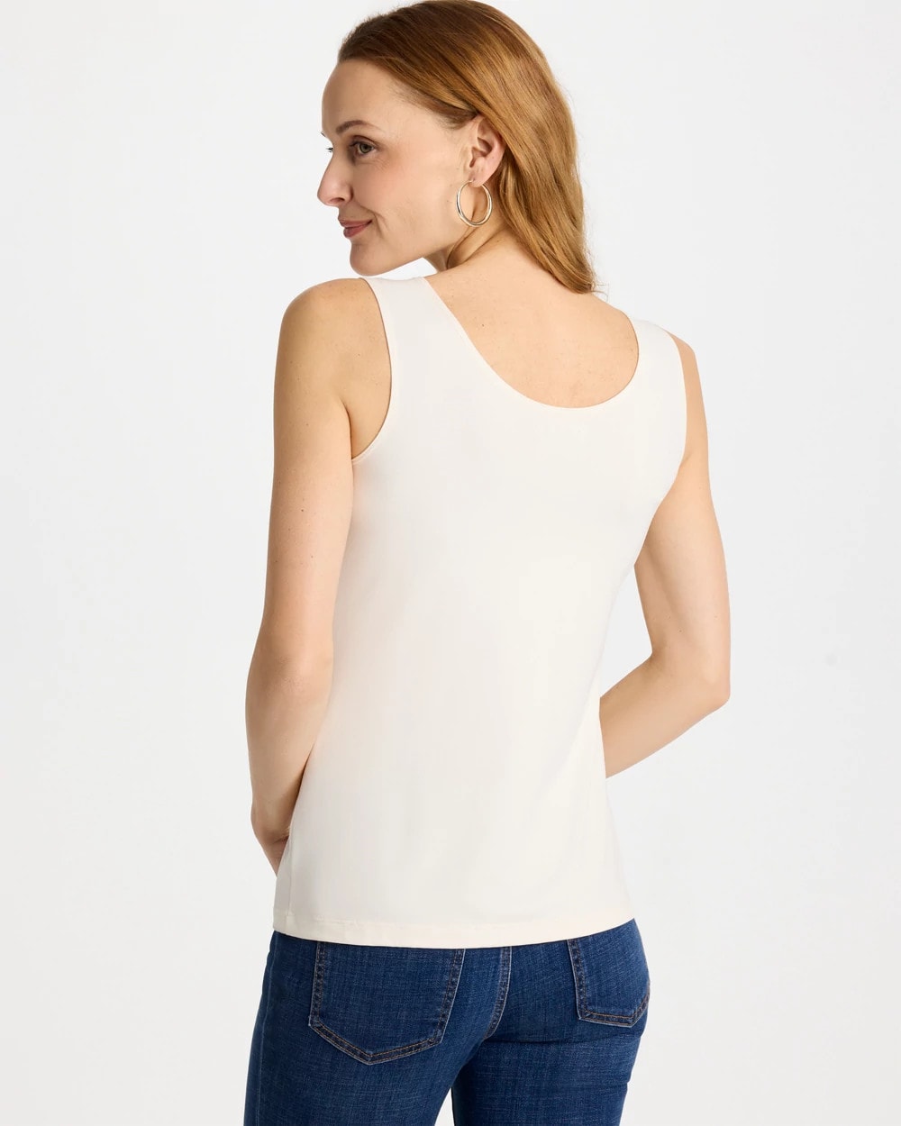 Chico's On Sale Ecru Microfiber Tank