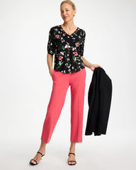 Chico's For Sale Black Kyoto Shirred Elbow Sleeve Tee