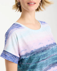 Chico's Online Pale Sweet Pea Zenergy® Ombre Drop Shoulder Tee