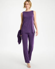 Chico's Discount Rich Amethyst Travelers™ Side-Slit Tank