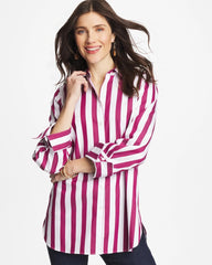 Chico's Online Gladiolus No Iron™ Stretch Striped Shirt