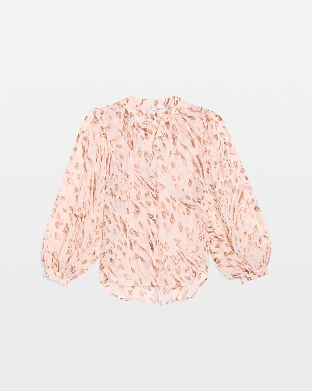 Chico's Sale Sweet Blossom Georgette Soft Spots Blouse