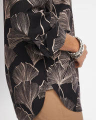 Chico's Online Black No Iron™ Stretch Ginkgo Glory Shirt