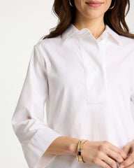 Chico's Outlet Optic White No Iron™ Stretch Popover Tunic