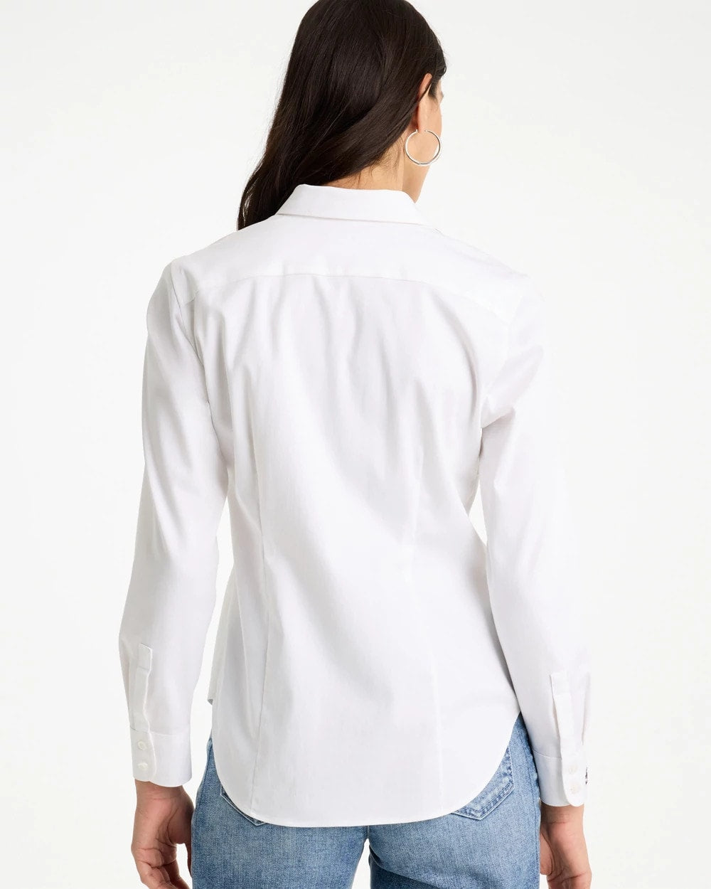 Chico's Outlet Optic White No-Iron™ Stretch Shirt