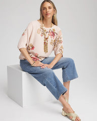 Chico's For Sale Multi Ribbed Combed Cotton Sweater
