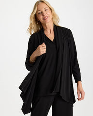 Chico's Discount Black Travelers™ Knit Drape Cardigan