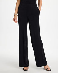 Chico's For Sale Travelers Black Petite Travelers™ Wide-Leg Pocket Pants