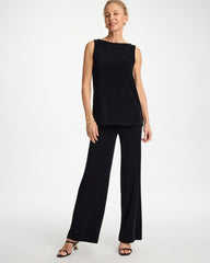 Chico's For Sale Travelers Black Petite Travelers™ Wide-Leg Pocket Pants