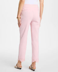 Chico's Online Sweet Blossom Embroidered Brigitte™ Slim Crop Pant