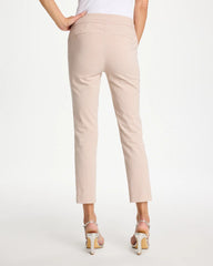 Chico's Discount Neutral Brigitte™ Slim Twill Stripe Neutral Crop