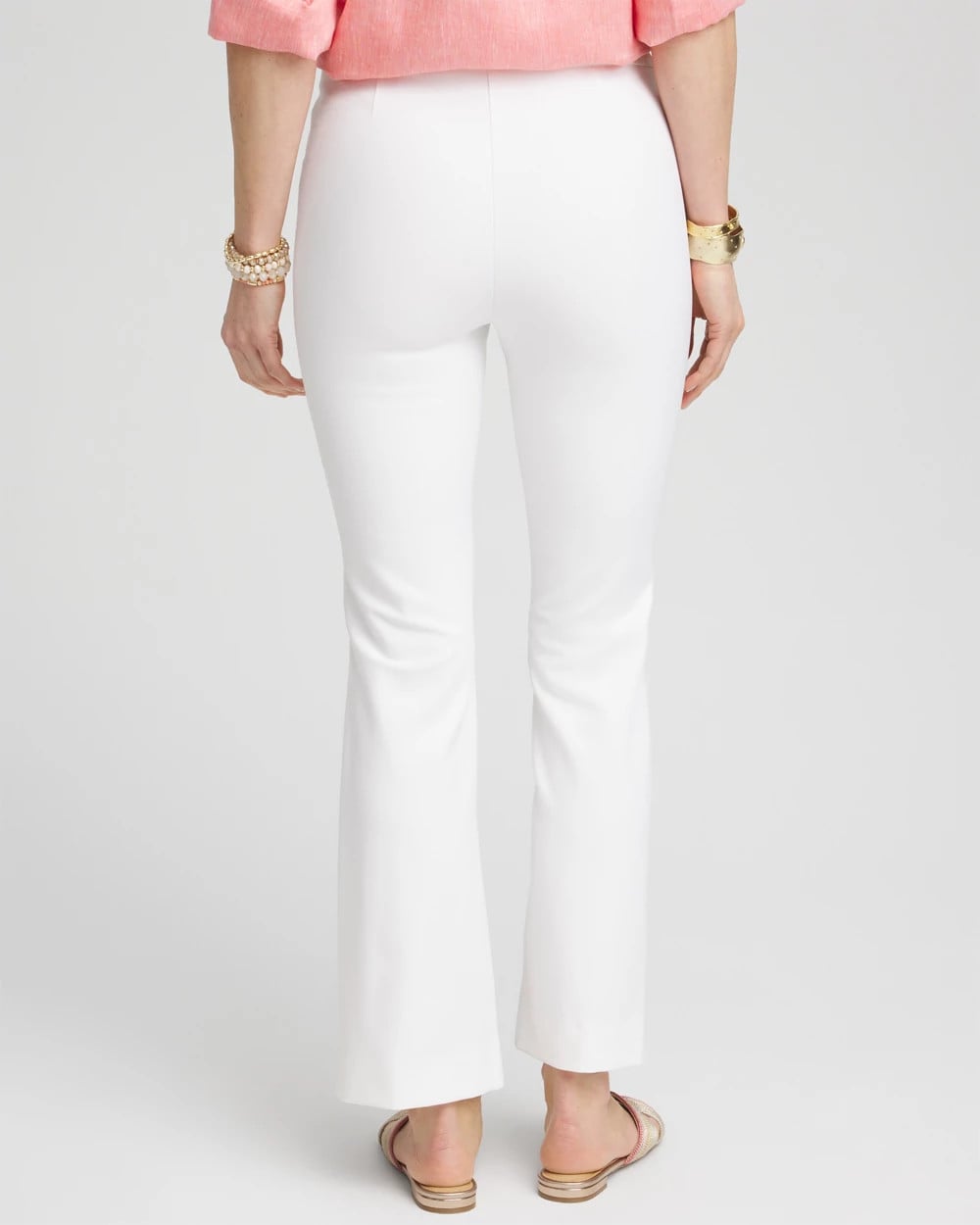 Chico's For Sale Alabaster Lightweight Juliet Flared Ankle Pants