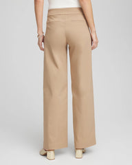 Chico's Discount Cattail Brown Brigitte™ Slim Wide-Leg Pants