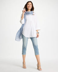 Chico's Sale Printemps Indigo Pull-On Capri Jeans