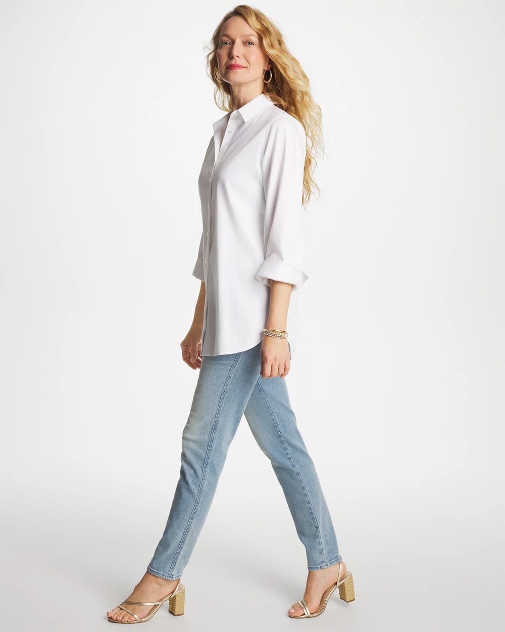 Chico's On Sale Printemps Indigo Pull-On Slim Ankle Jeggings