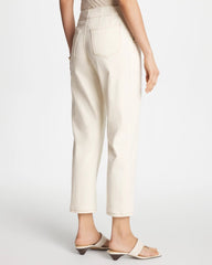 Chico's On Sale Natural Seeded Pull-On Boyfriend Utility Cropped Jeans