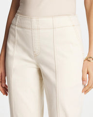 Chico's On Sale Natural Seeded Pull-On Boyfriend Utility Cropped Jeans