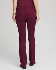 Chico's Discount Deep Chianti Girlfriend Slim Full-Length Jeans