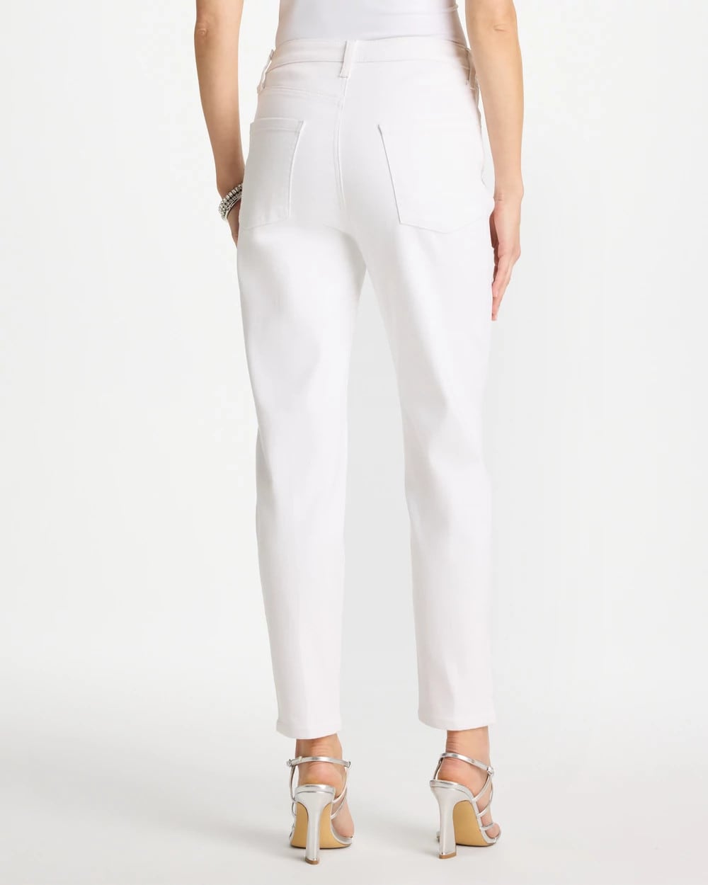 Chico's Discount Alabaster Skinny Ankle Jeans
