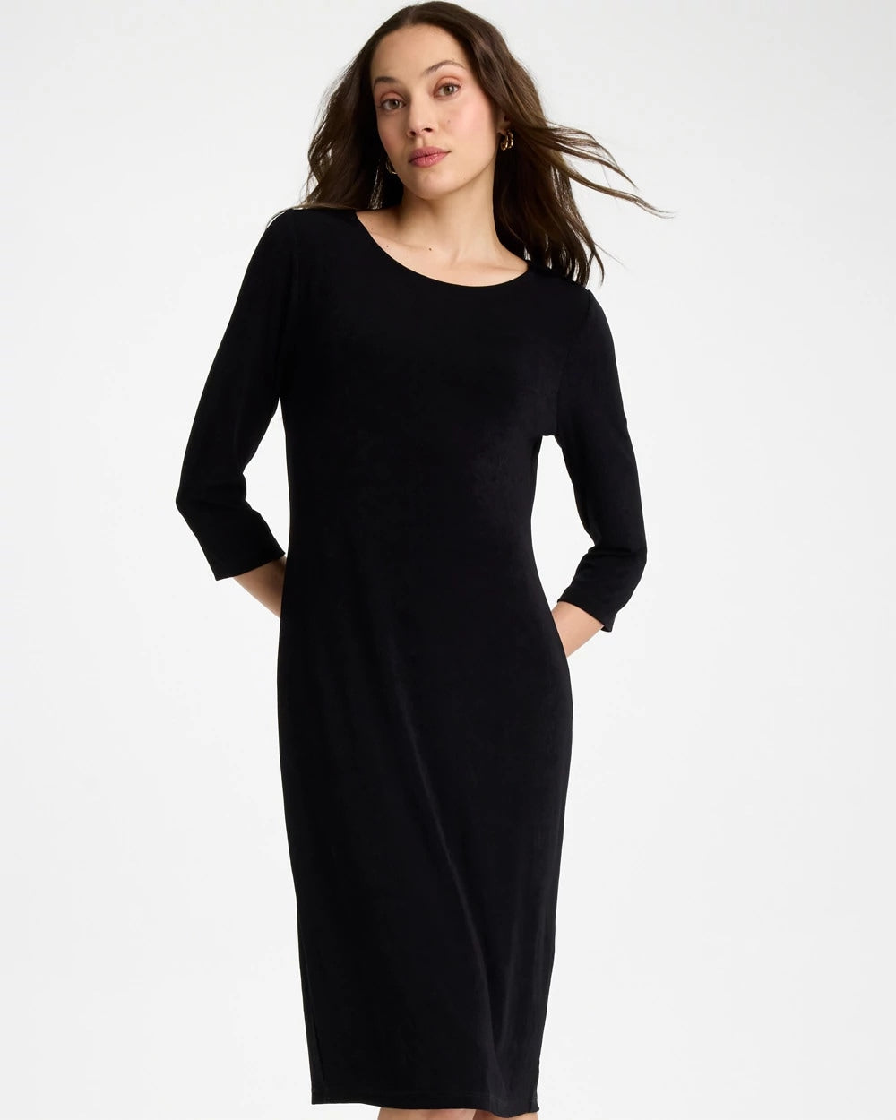 Chico's Discount Black Travelers™ Classic Dress