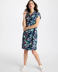 Chico's Outlet Blossom Zenergy® UPF Blooms Polo Dress