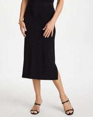 Chico's Online Travelers Black Travelers™ Midi Skirt