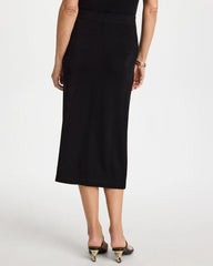 Chico's Online Travelers Black Travelers™ Midi Skirt