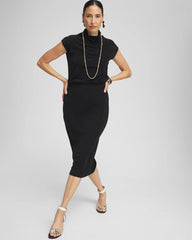 Chico's Discount Travelers Black Travelers™ No Tummy Skirt