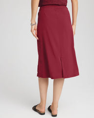 Chico's For Sale Russet Red Zenergy® UPF Bungee-Hem Pull-On Skirt