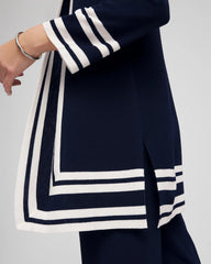 Chico's Outlet Travelers India Ink Travelers™ Contrast Border Cardigan