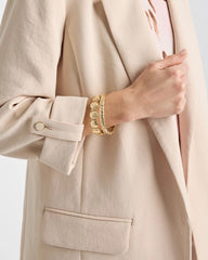 Chico's For Sale Pale Sand Boyfriend Crepe Blazer
