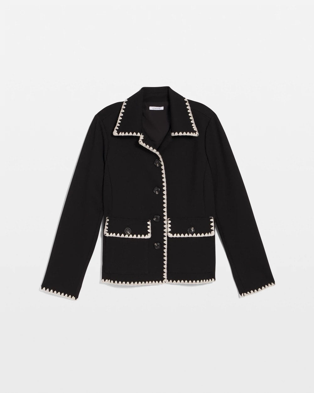 Chico's For Sale Black Knit Shacket