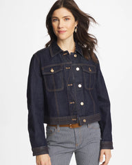 Chico's Sale Cedar Rinse Denim Trucker Jacket