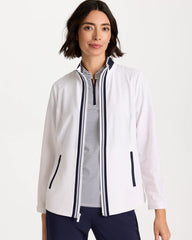 Chico's Sale Alabaster Zenergy® UPF Colorblock Jacket