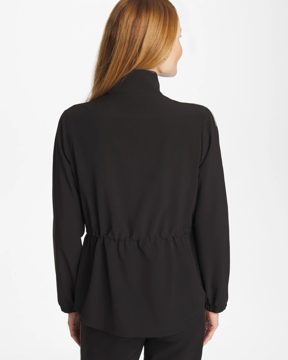 Chico's Online Black Zenergy® UPF Lattice-Trim Jacket