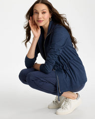 Chico's Outlet Passport Blue Zenergy® Cloud Mockneck Jacket
