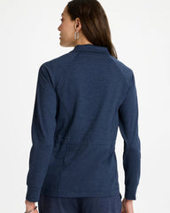 Chico's Outlet Passport Blue Zenergy® Cloud Mockneck Jacket