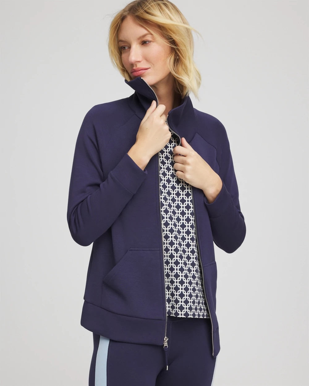 Chico's Sale Passport Blue Zenergy® Soft Long Jacket