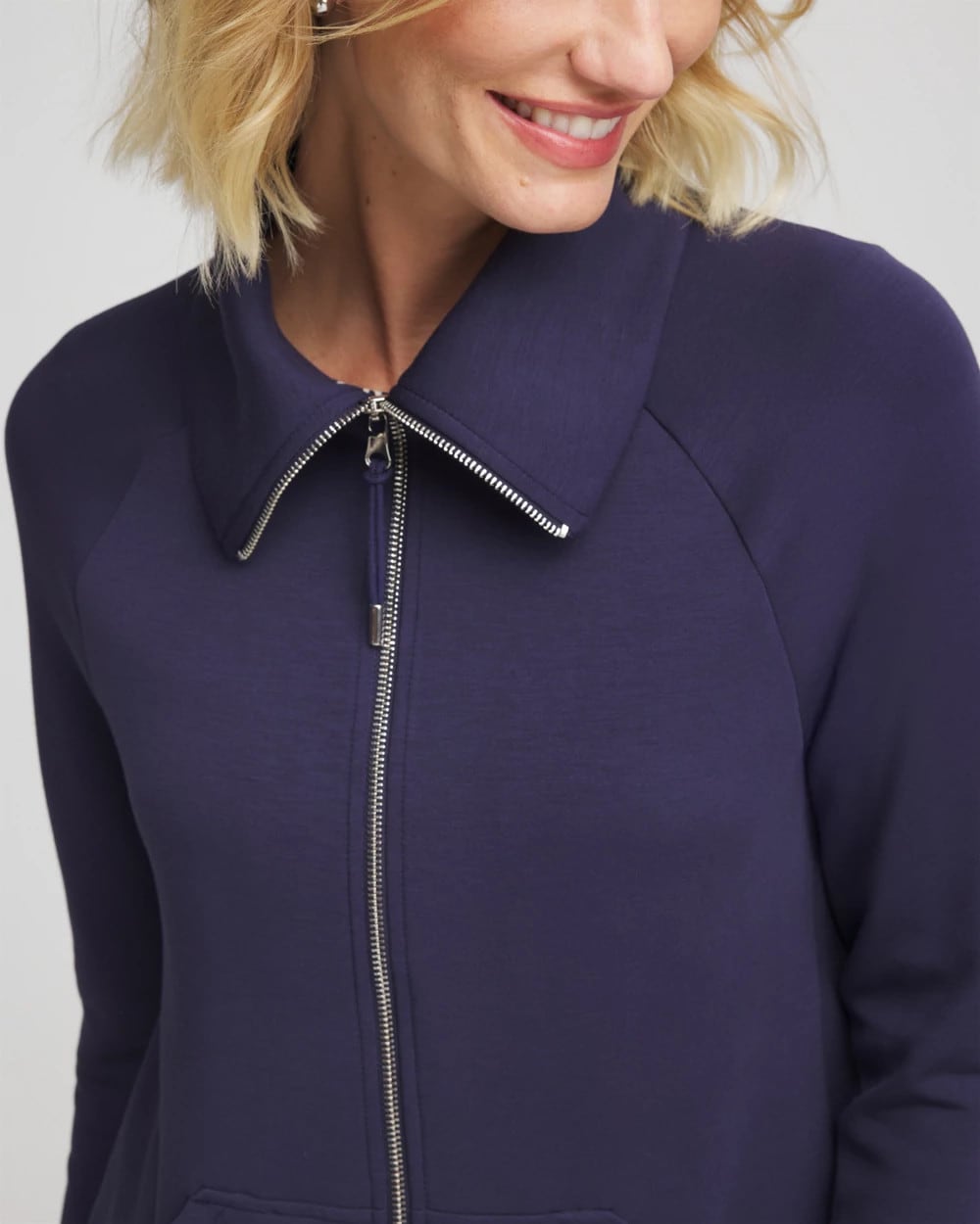 Chico's Sale Passport Blue Zenergy® Soft Long Jacket