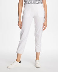 Chico's For Sale Alabaster Zenergy® UPF Rib Mix Cropped Pants