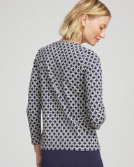 Chico's Discount Passport Blue Zenergy® Chain Top