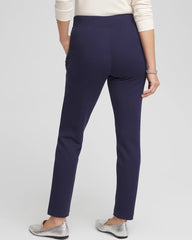 Chico's Outlet Passport Blue Zenergy® Double-Knit Ankle Pants