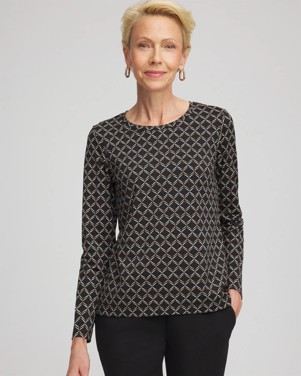 Chico's Discount Black Zenergy® Weave Top