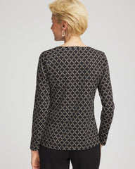 Chico's Discount Black Zenergy® Weave Top